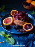 Blackberry Blood Orange Cinnamon Roll